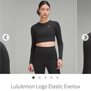 Logo Elastic Everlux Train Long Sleeve